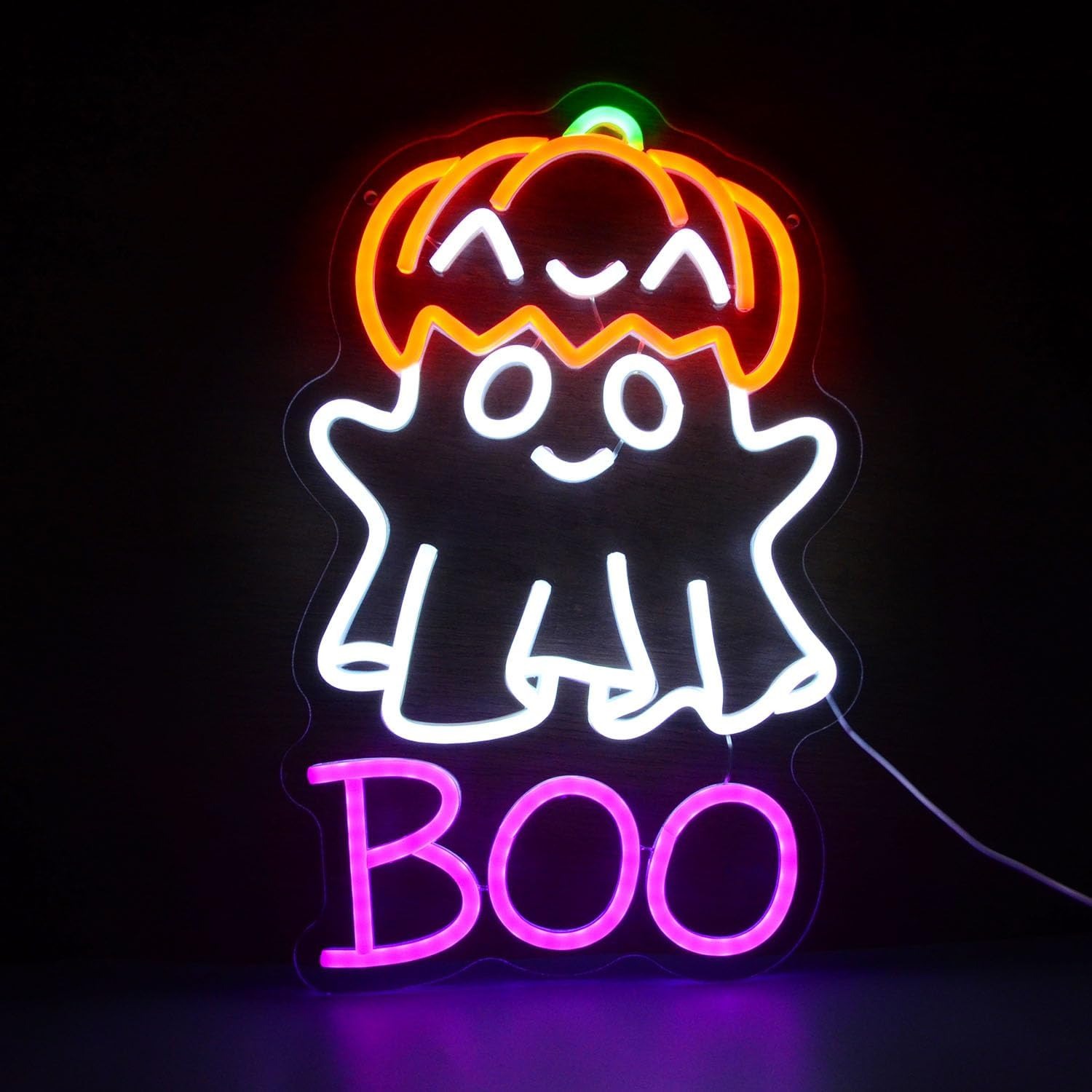 Home Decor Lighting Tricks - Sevimli Hayalet Kabak Şapkası BOO LED