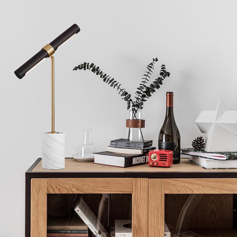 Decor Lighting Table Lamps - Dekoratif Masa Lambası, Tasarımcı Lüks Deri