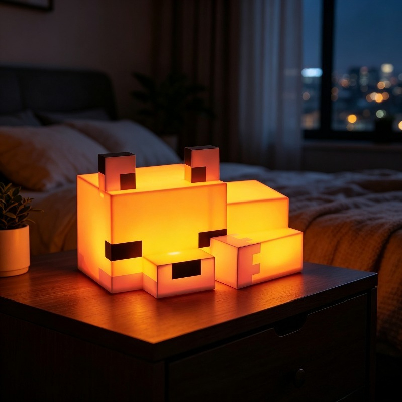 Lighting Decor Minecraft - Sevimli Tilki Gece Lambası Yeni Oyun