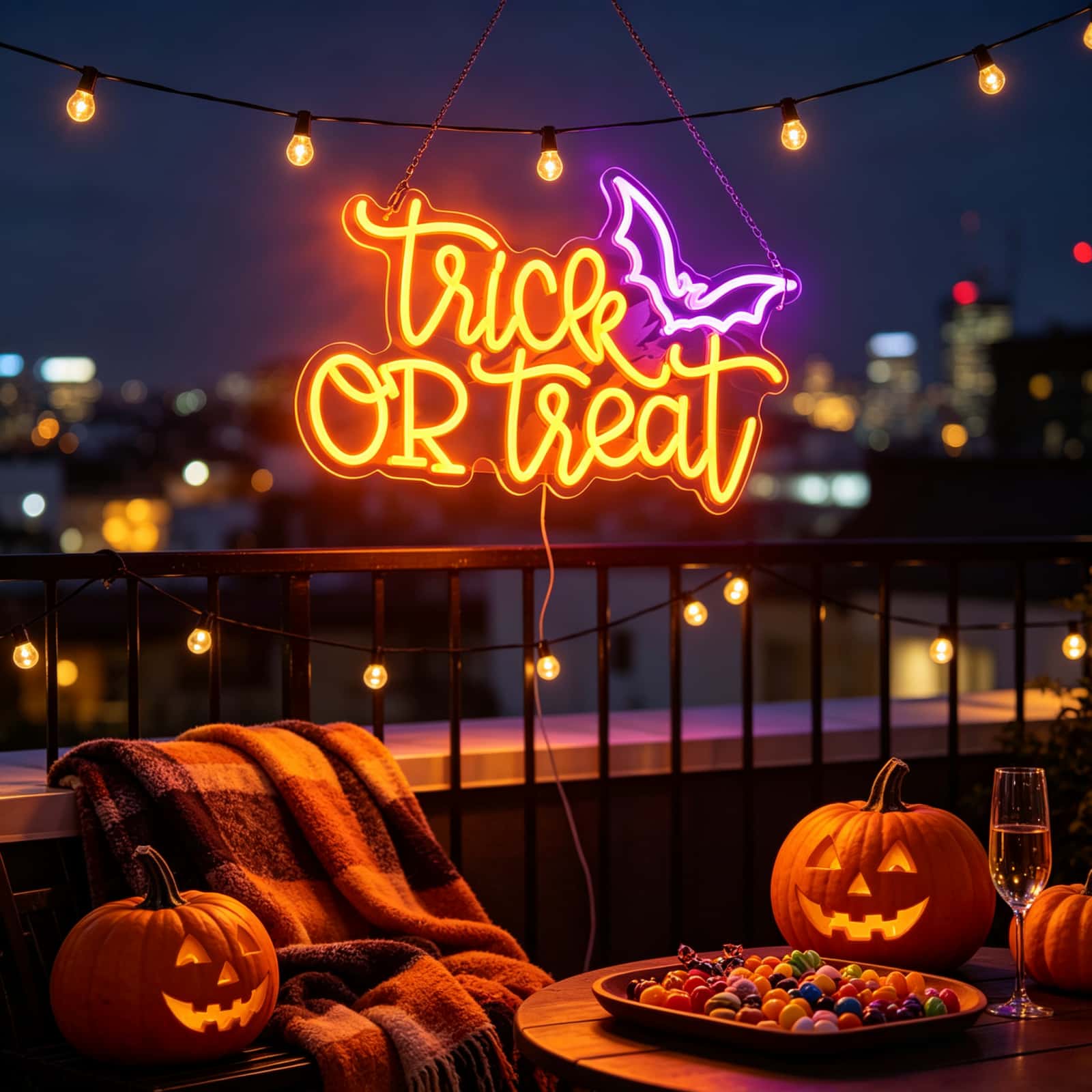 Home Decor Lighting Tricks - USB ile Çalışan Cadılar Bayramı Temalı