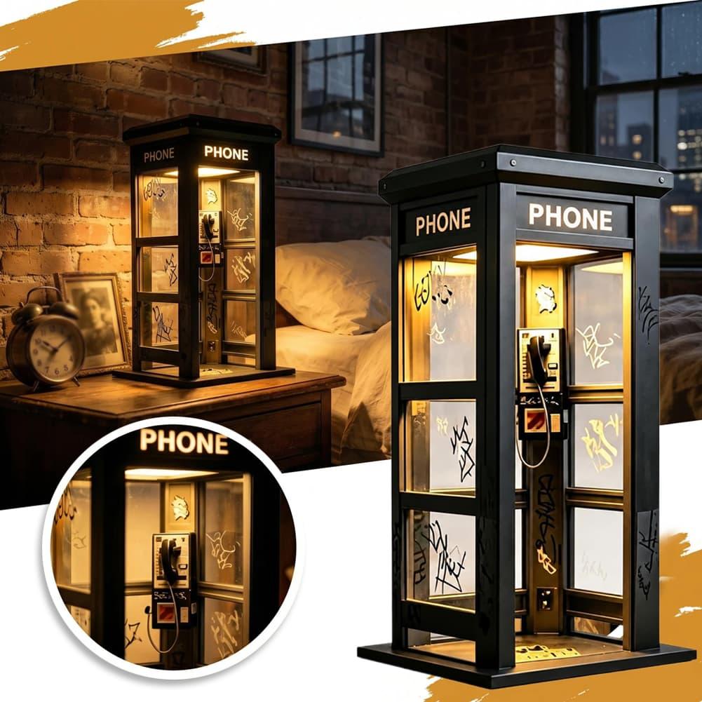 Decor Lighting Table Lamps - Retro Graffiti Telefon Kulübesi Masa Lambası