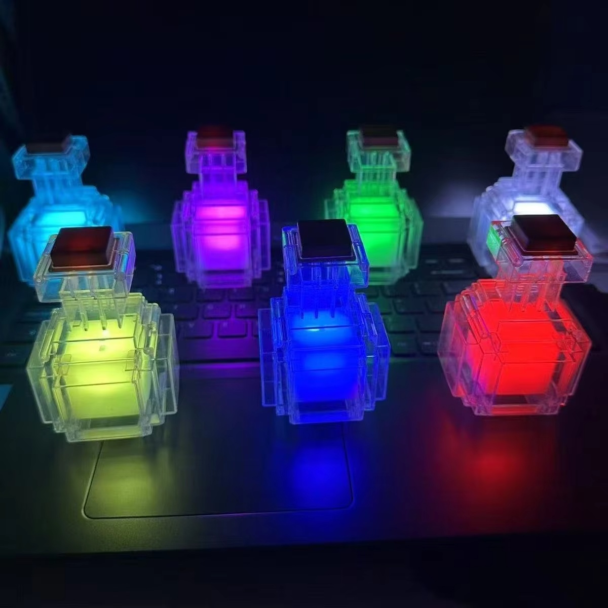 Lighting Home Decor Items - Şarj edilebilir İksir Şişesi Gece Lambası
