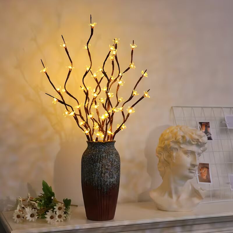 Decor Lighting Table Lamps - 1/2 adet 20LED kiraz çiçeği ağacı