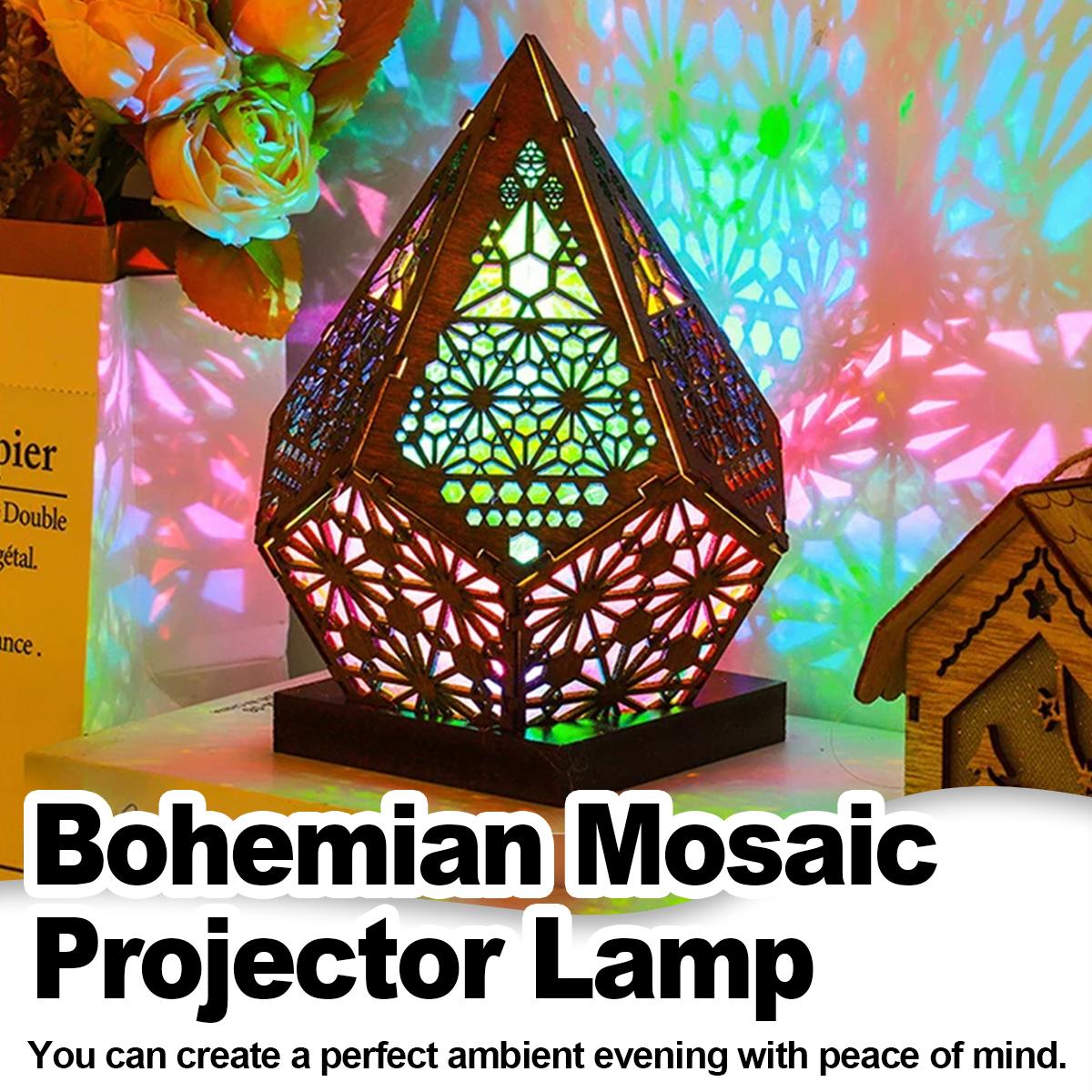 Decor Lighting Table Lamps - Usb Bohemian Led Projeksiyon Masa Lambası