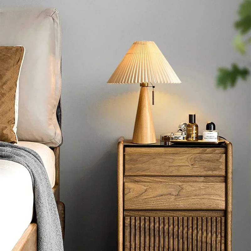 Decor Lighting Table Lamps - Retro Pileli Masa Lambası İskandinav Masif