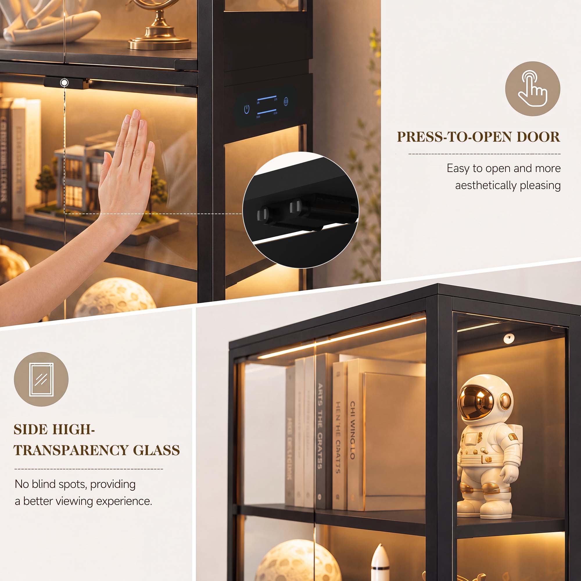 TCGBKAF 5 Katmanlı Cam Kapılı  - Lighting & Home Decor Studio incelemesi ve fiyatı