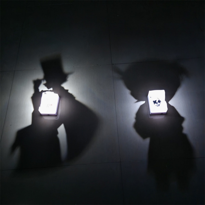 Anime figürü siluet duvar lamb - Lighting Home Decor Items incelemesi ve fiyatı