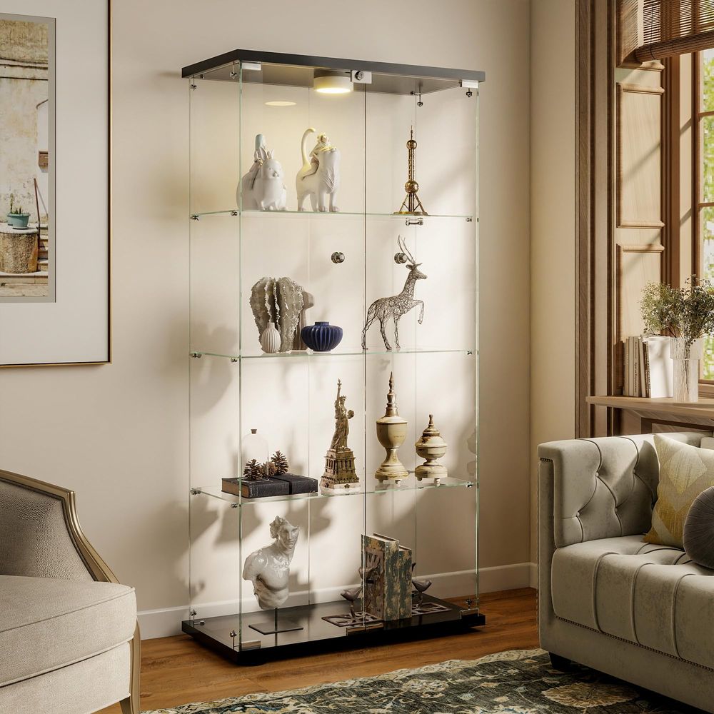 LED Işıklı ve Kilitli Vitrin,  - Lighting & Home Decor Studio incelemesi ve fiyatı