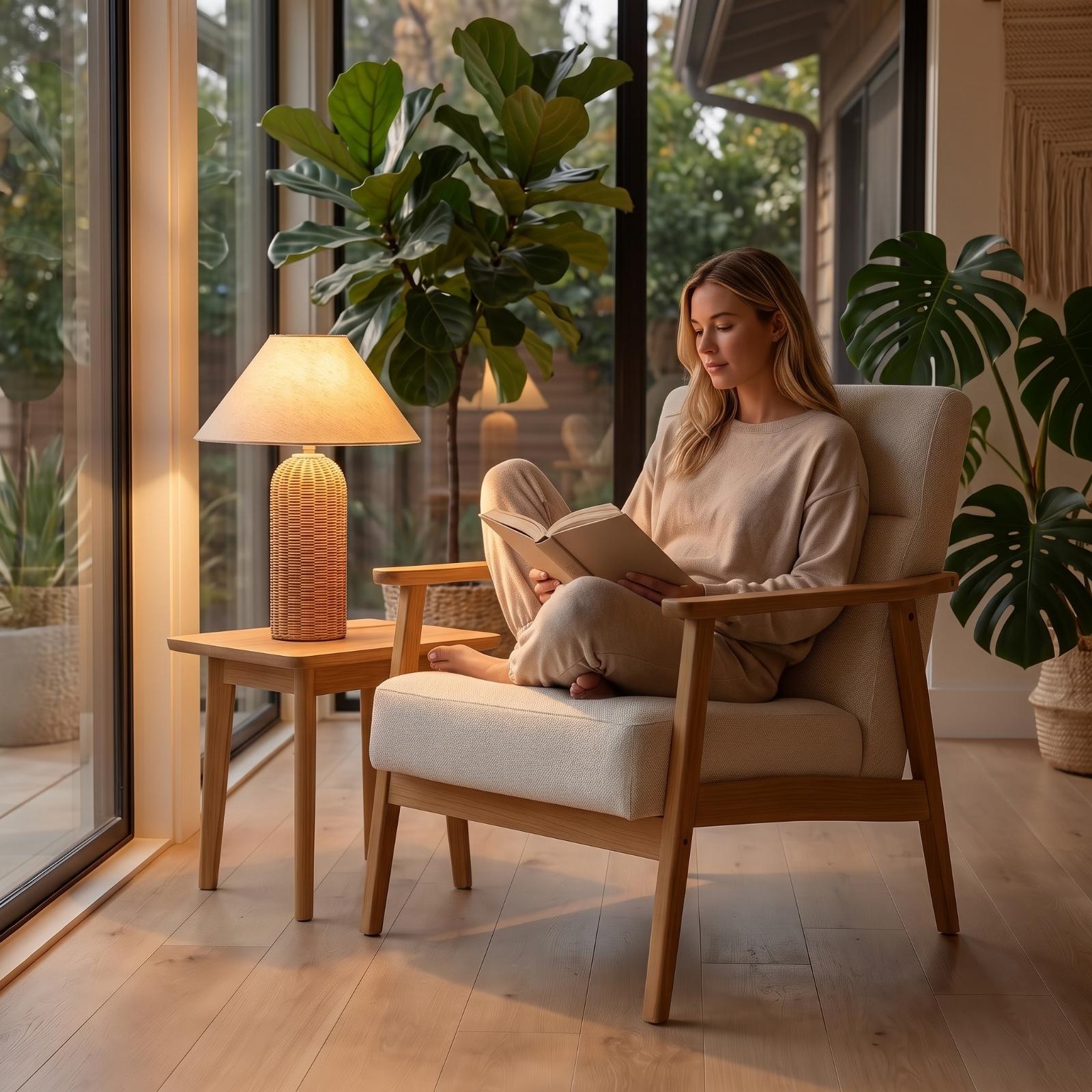 Yatak Başı Lambası Rattan Taba - Decor Lighting Table Lamps incelemesi ve fiyatı