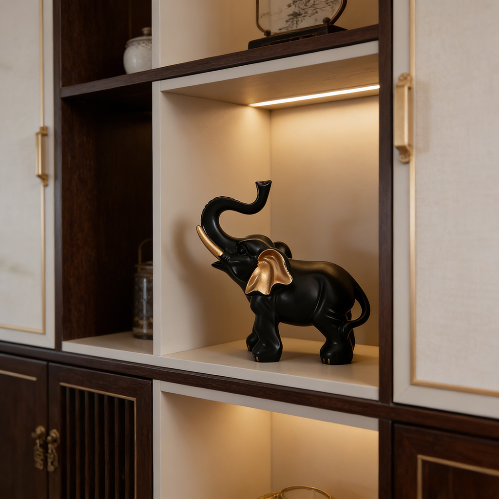 1 adet siyah ve altın rengi şa - Lighting Home Decor Items incelemesi ve fiyatı