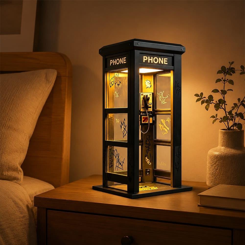 Retro Graffiti Telefon Kulübes - Decor Lighting Table Lamps incelemesi ve fiyatı