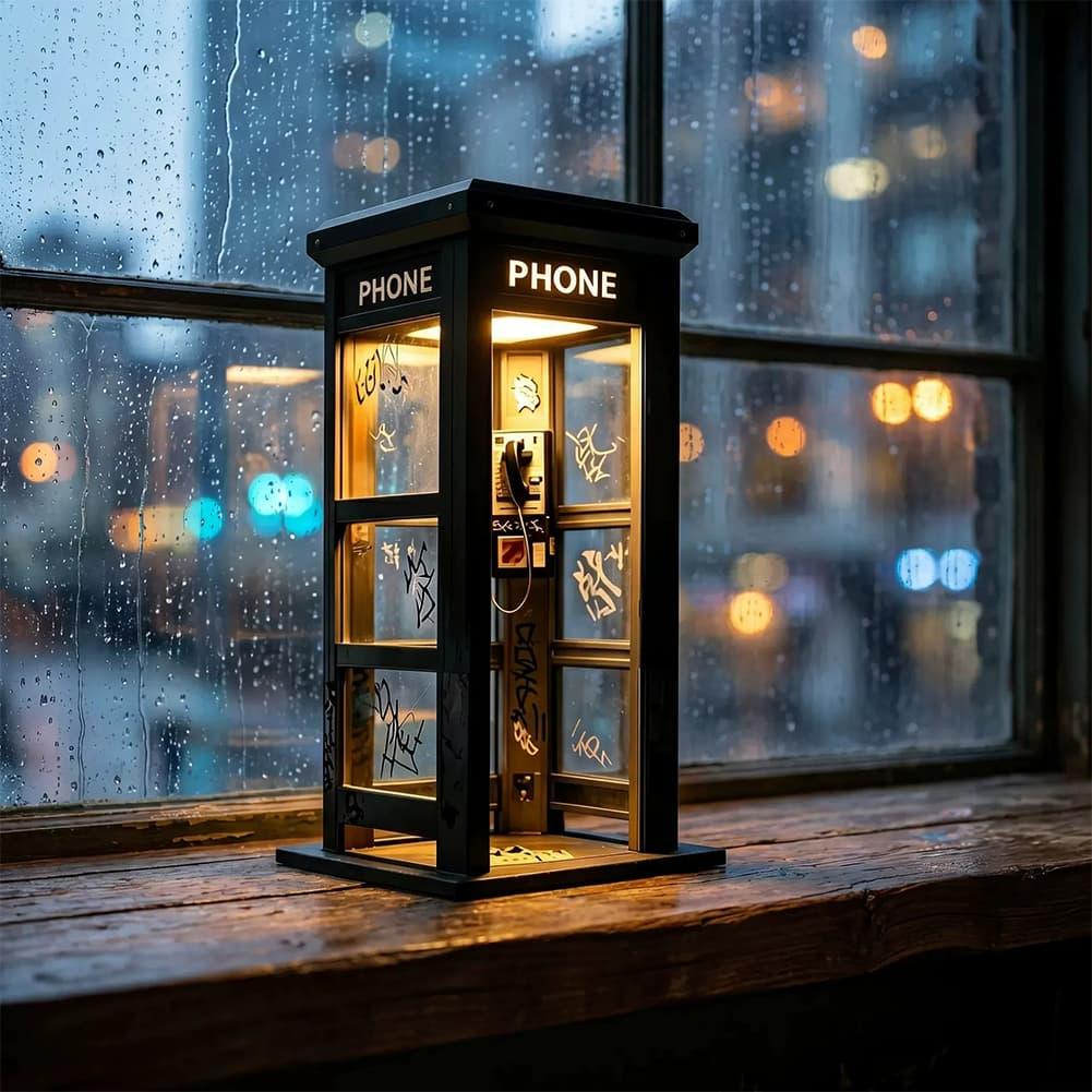 Retro Graffiti Telefon Kulübes - Decor Lighting Table Lamps incelemesi ve fiyatı