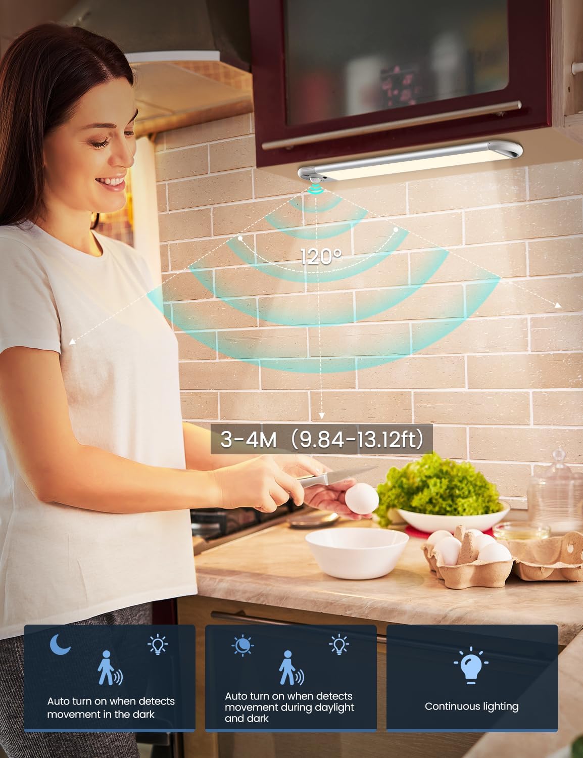 Hareket Sensörü Mutfak Işığı L - Kitchen Decor Lighting incelemesi ve fiyatı