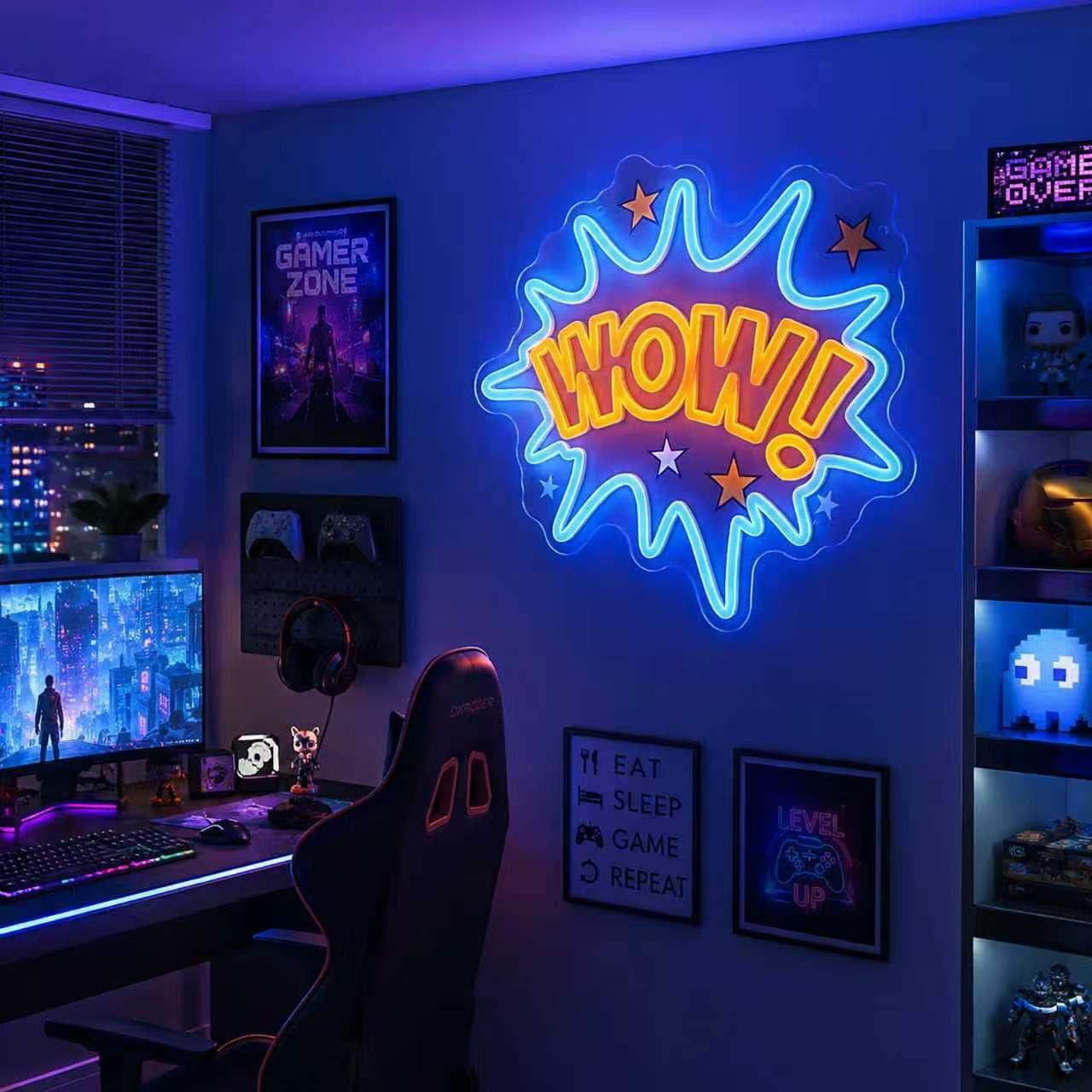 WOW Neon Tabela USB Kısılabili - Lighting Decor Wow incelemesi ve fiyatı