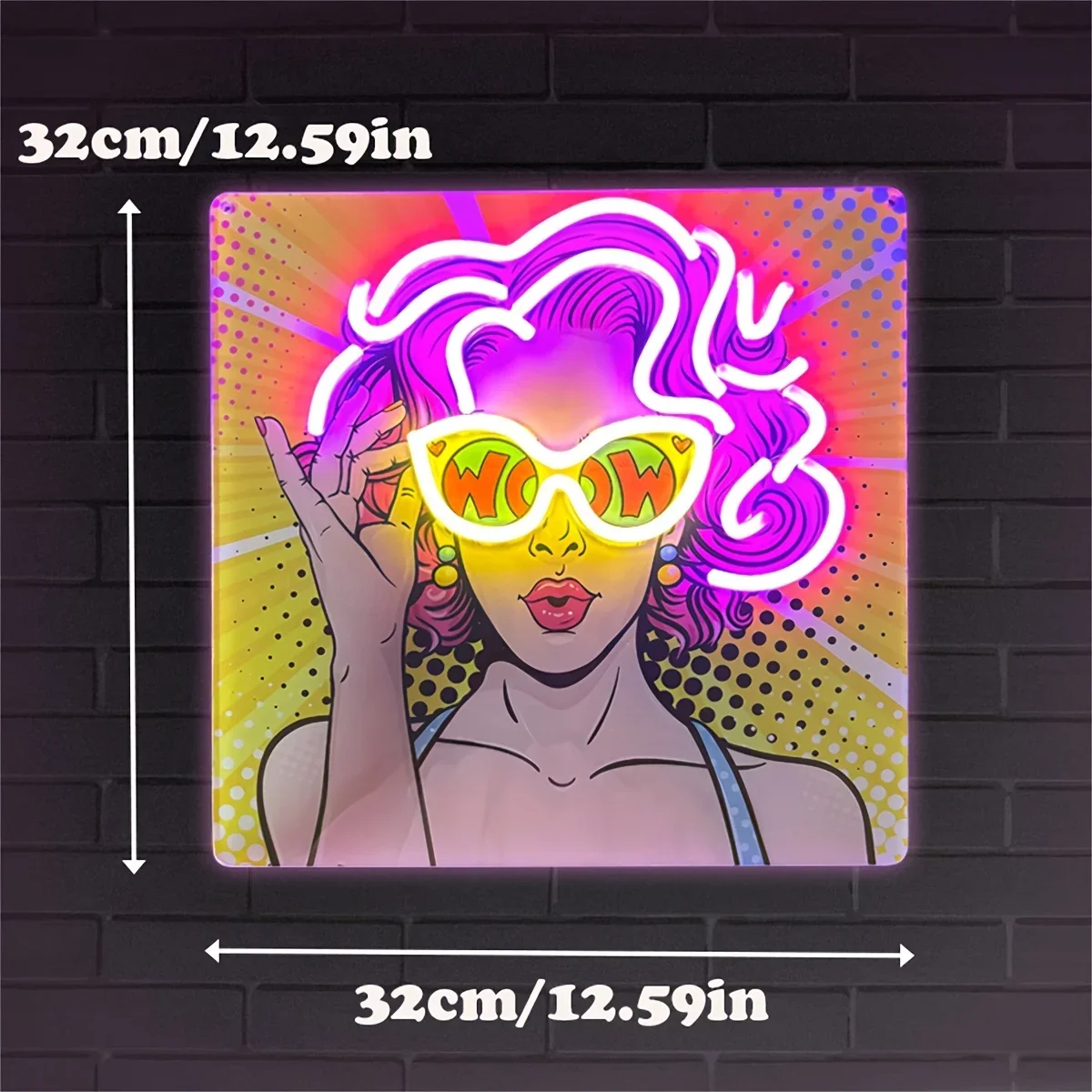 Wow Lady Pop Art LED Neon Burc - Lighting Decor Wow incelemesi ve fiyatı
