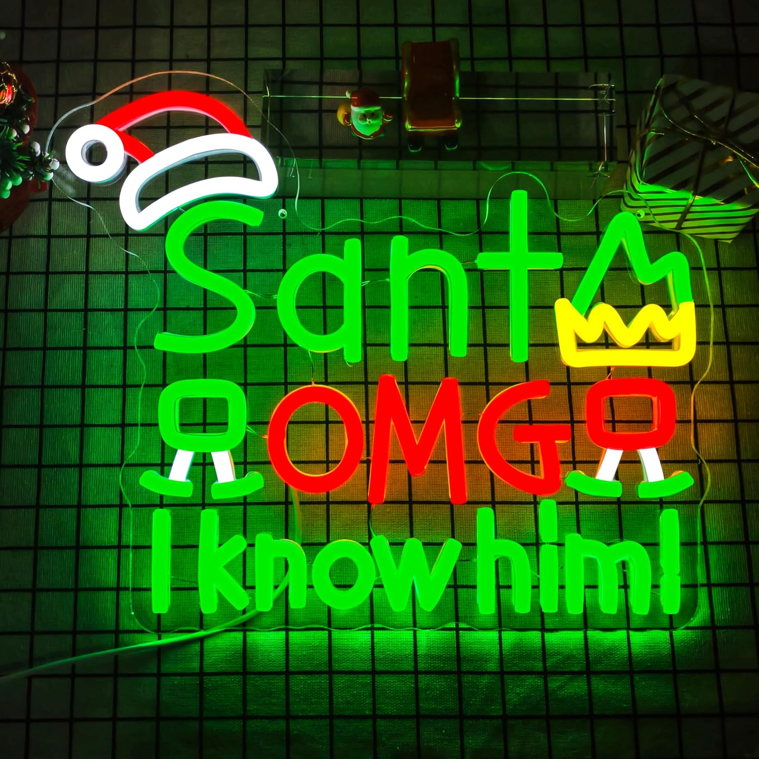 USB Santa OMG Biliyorum Onu Ne - Santa'S Elves Holiday Lighting & Decor Llc incelemesi ve fiyatı