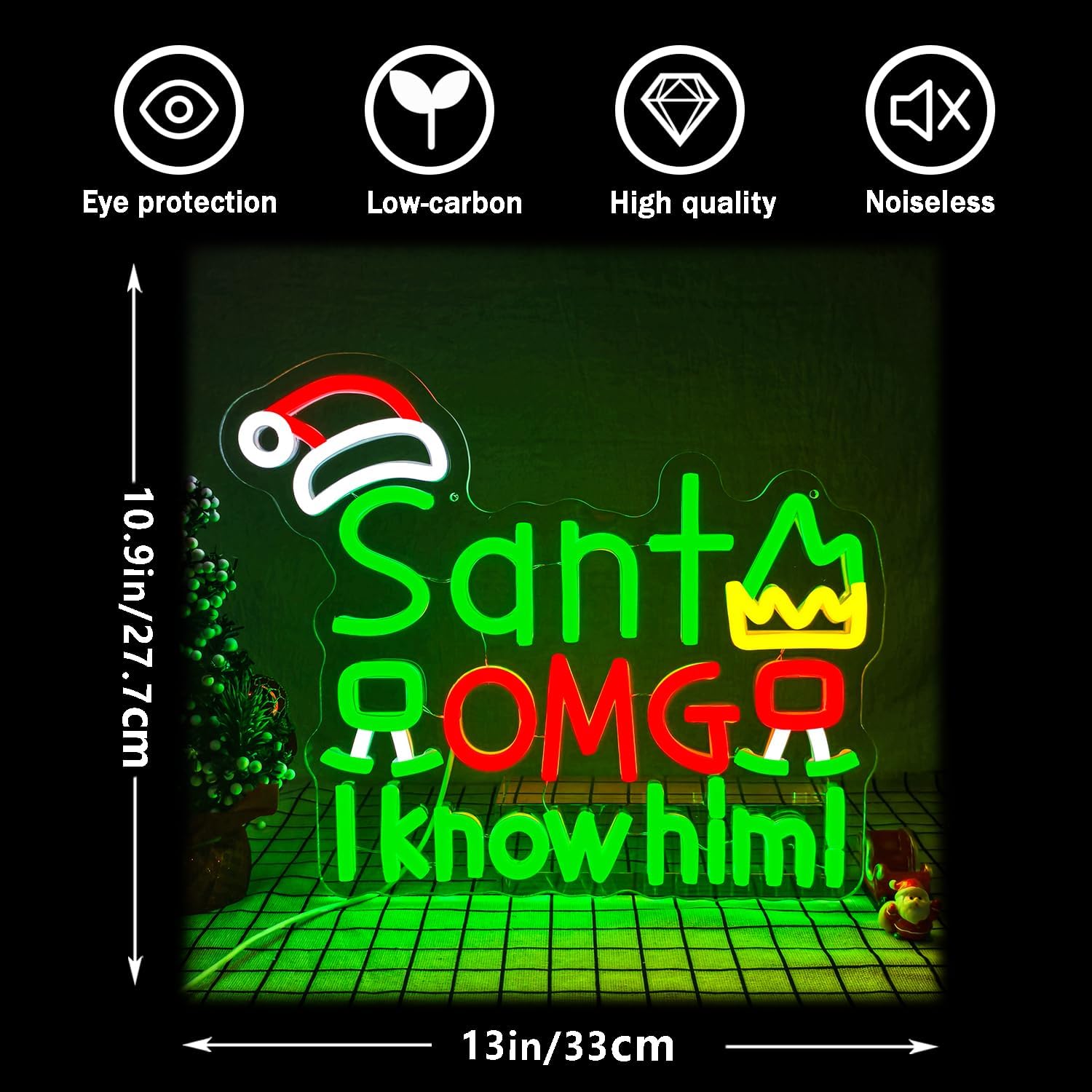 USB Santa OMG Biliyorum Onu Ne - Santa'S Elves Holiday Lighting & Decor Llc incelemesi ve fiyatı