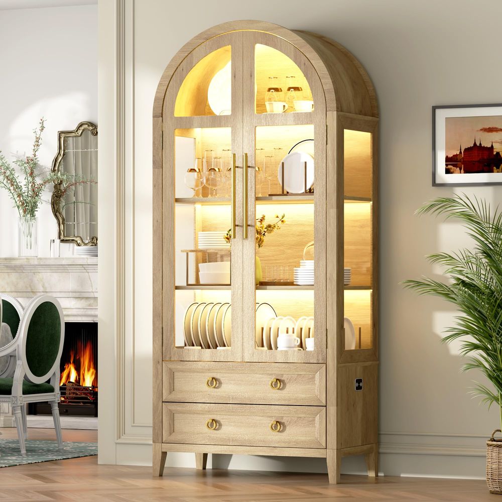 71 Kemerli Cam Kapılı Antika D - Lighting & Home Decor Studio incelemesi ve fiyatı