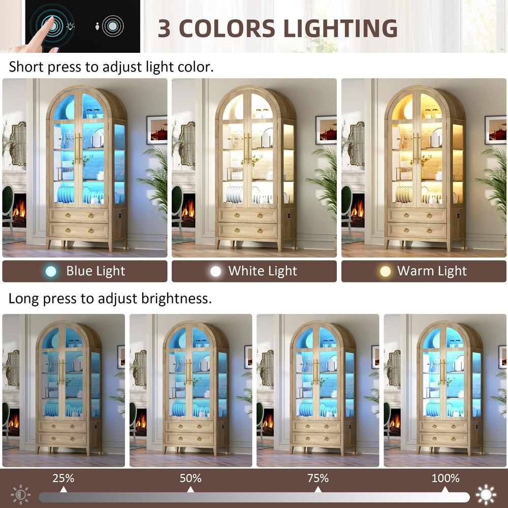 71 Kemerli Cam Kapılı Antika D - Lighting & Home Decor Studio incelemesi ve fiyatı