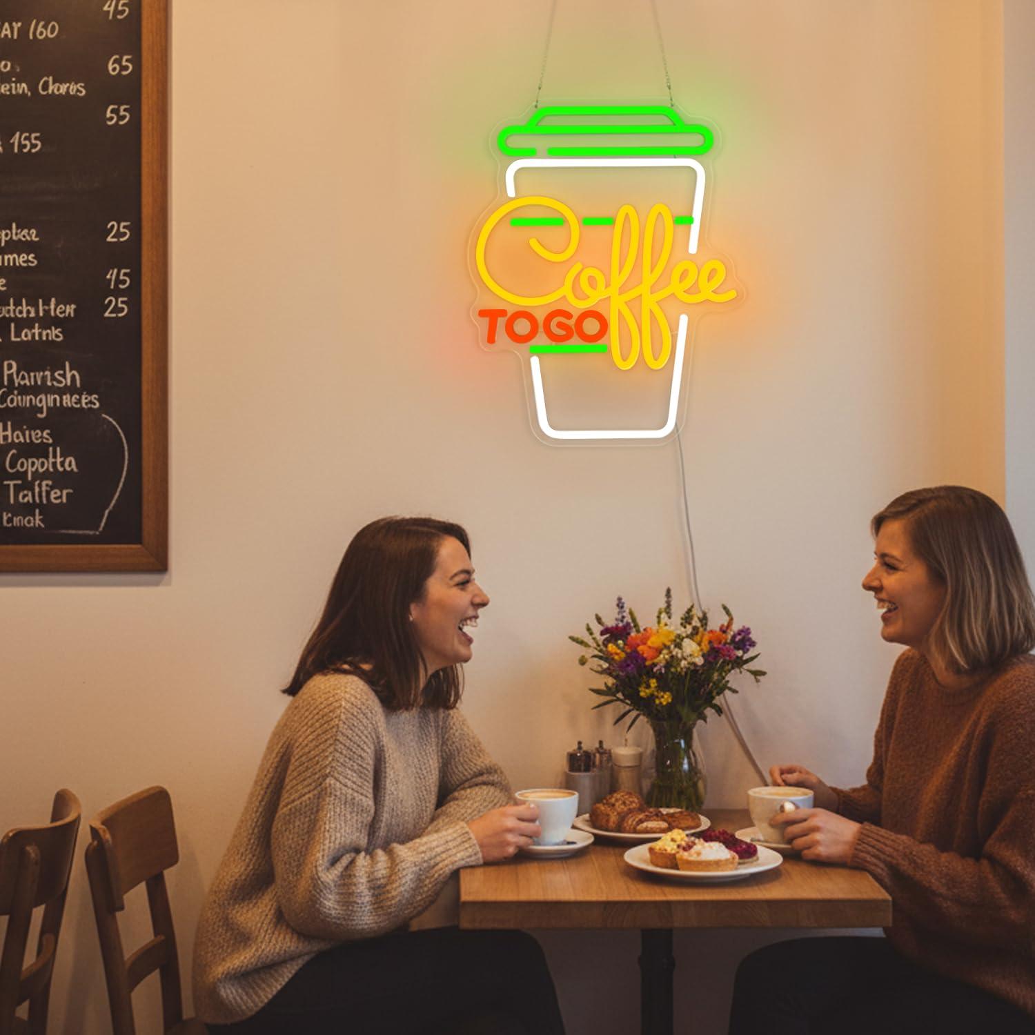 Kahve Neon Tabelası USB Kısıla - Kitchen Decor Lighting incelemesi ve fiyatı