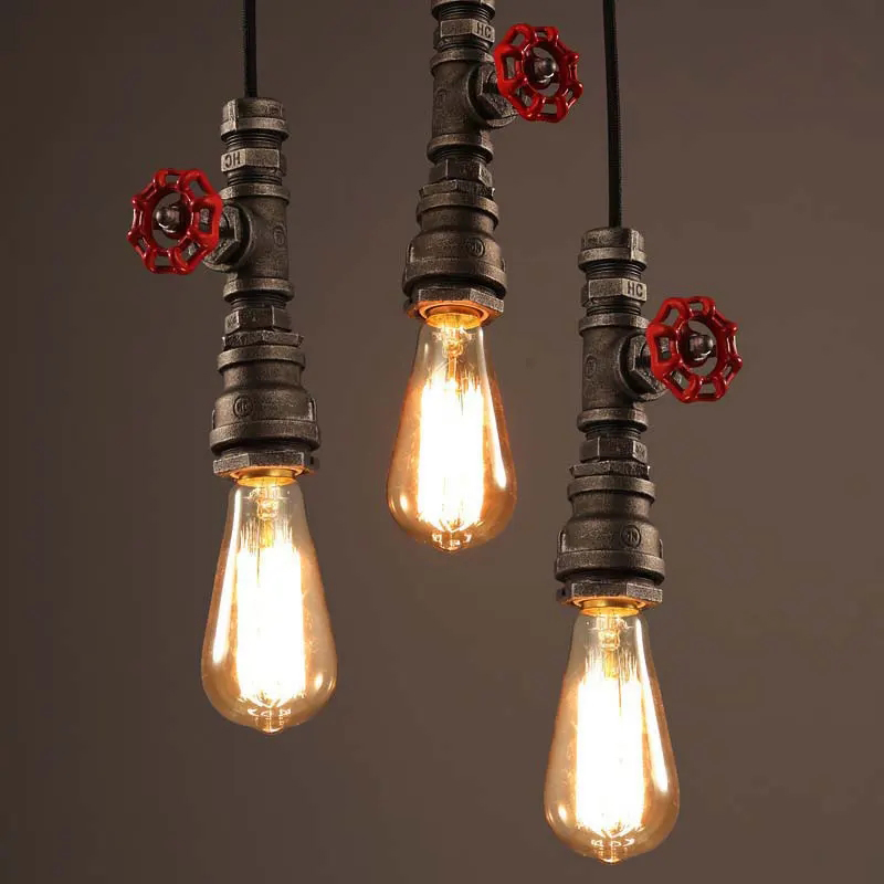 Retro Loft Endüstriyel Su Boru - Lighting Home Decor Items incelemesi ve fiyatı