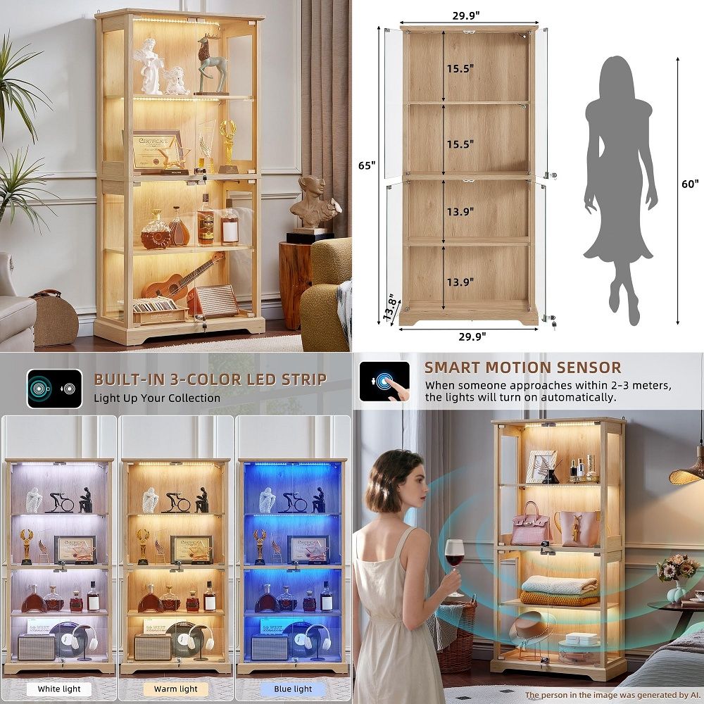 Çiftlik Evi Tipi Camlı Vitrin  - Lighting & Home Decor Studio incelemesi ve fiyatı
