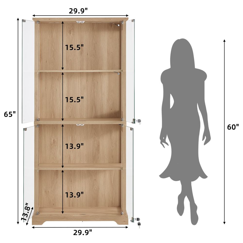 Çiftlik Evi Tipi Camlı Vitrin  - Lighting & Home Decor Studio incelemesi ve fiyatı