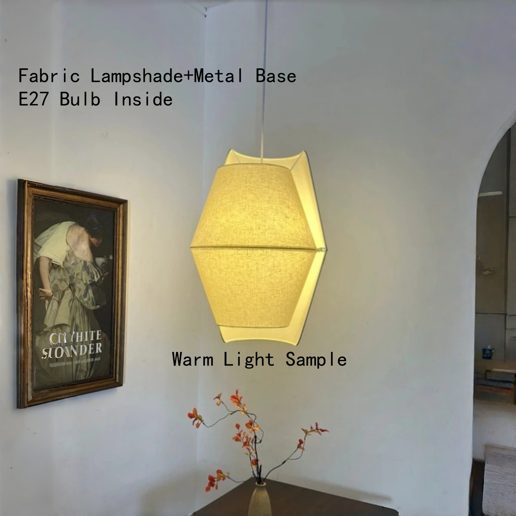Japandi Asılı Lamba E27 Sarkıt - Lighting Home Decor Items incelemesi ve fiyatı