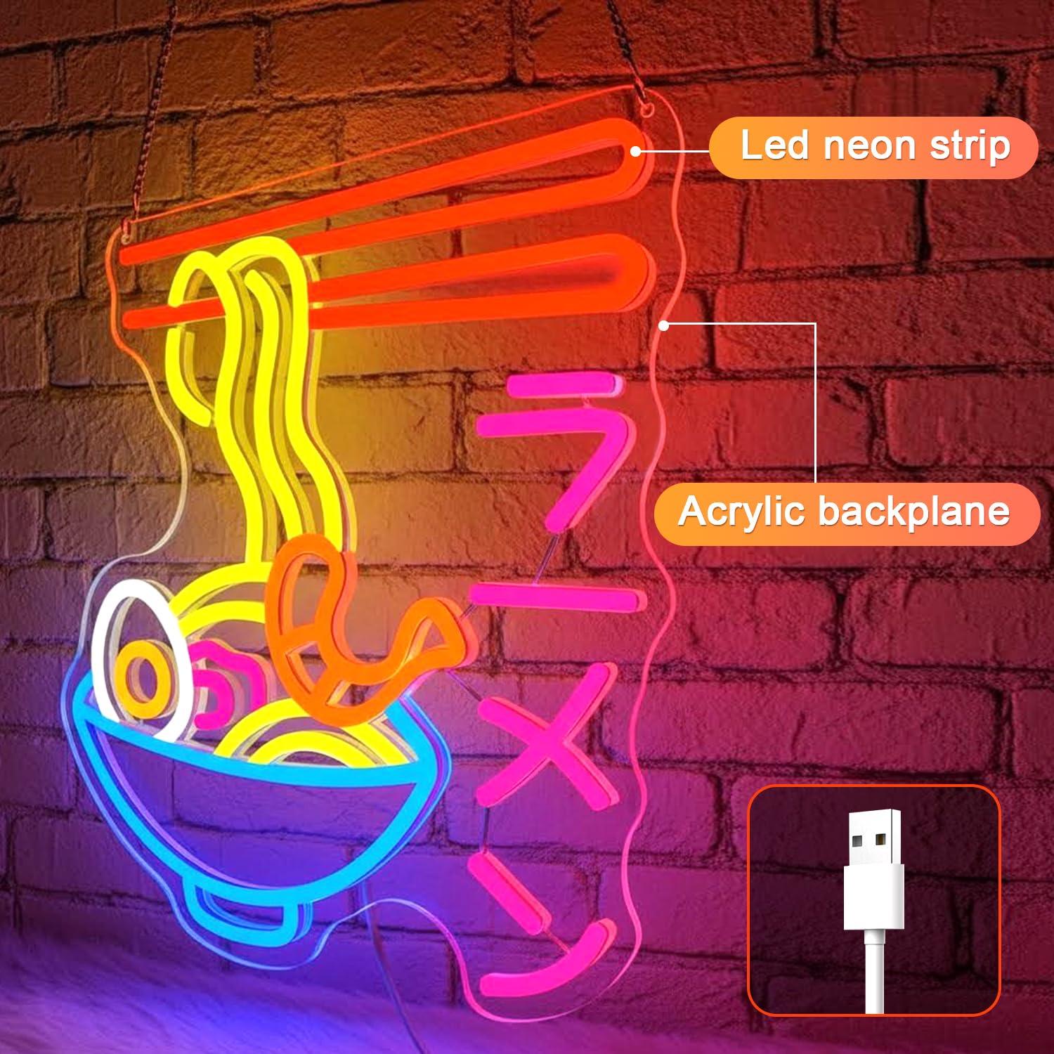Ramen Neon Tabelası Japon Nood - Kitchen Decor Lighting incelemesi ve fiyatı
