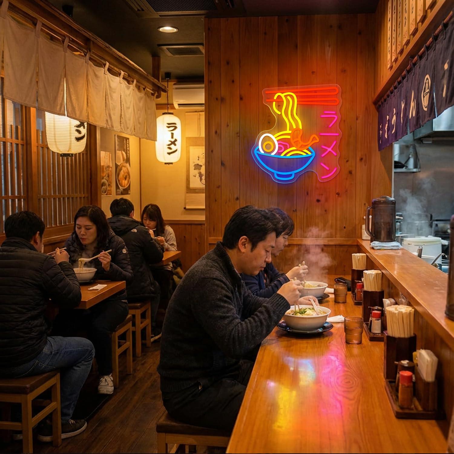 Ramen Neon Tabelası Japon Nood - Kitchen Decor Lighting incelemesi ve fiyatı