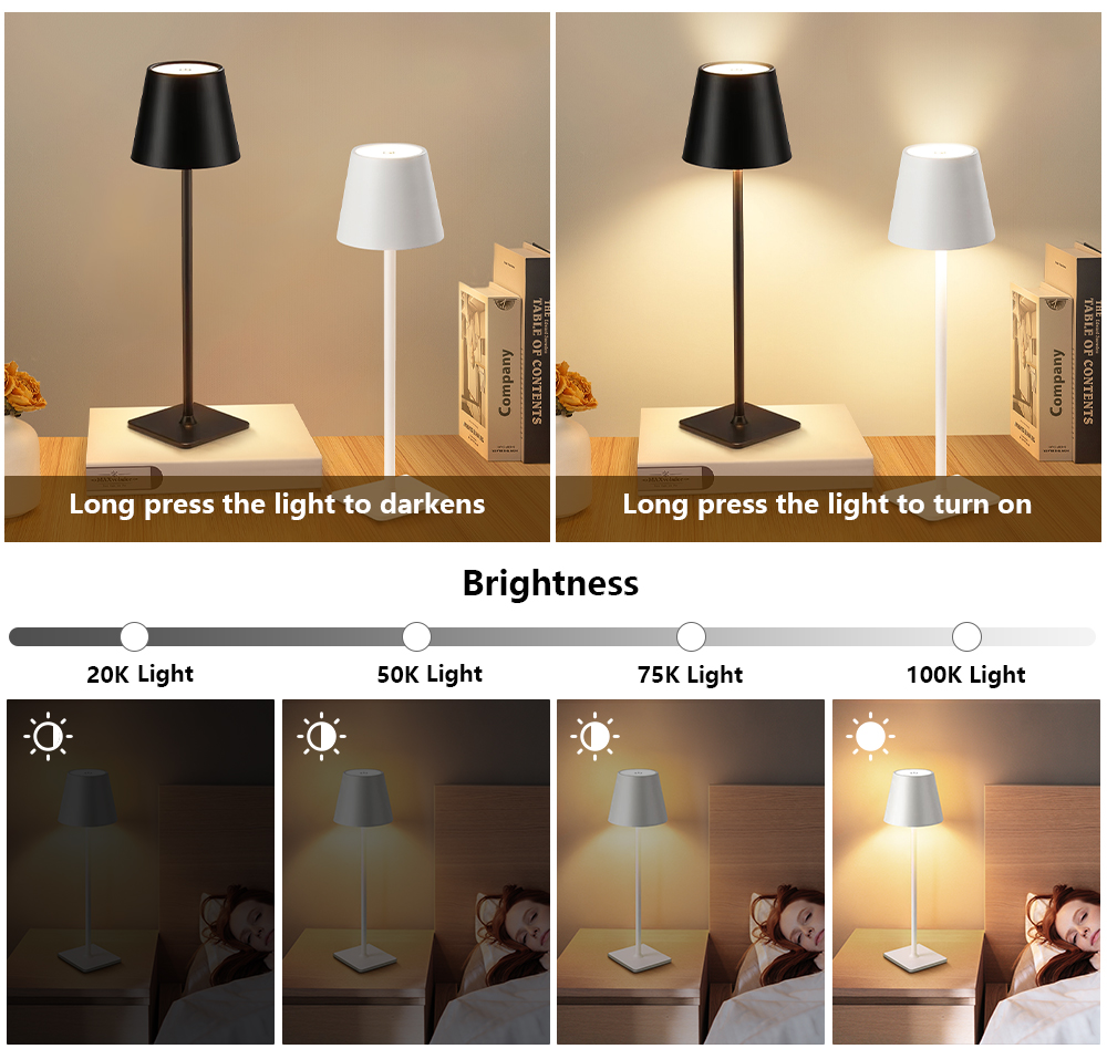 LED şarj edilebilir masa lamba - Decor Lighting Table Lamps incelemesi ve fiyatı